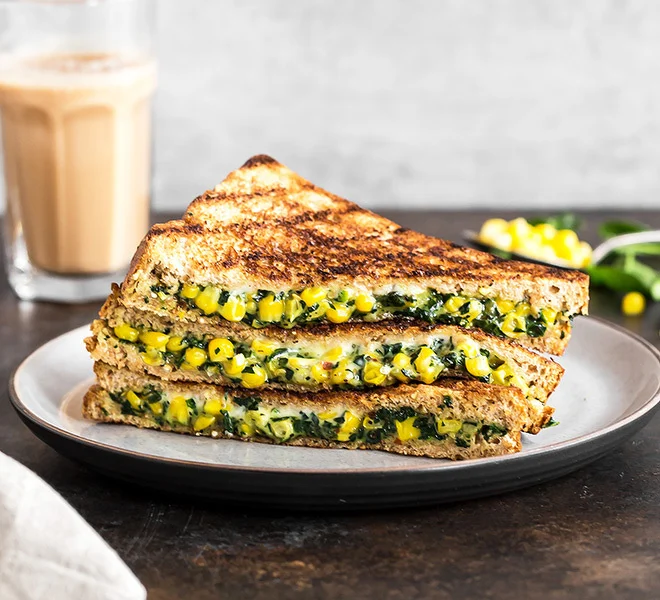 Spinach & Corn Sandwich Filling