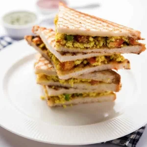 Achaari Paneer Sandwich Filling